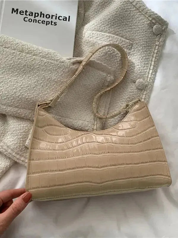 London Chic Embossed Handbag - Fashionfitz