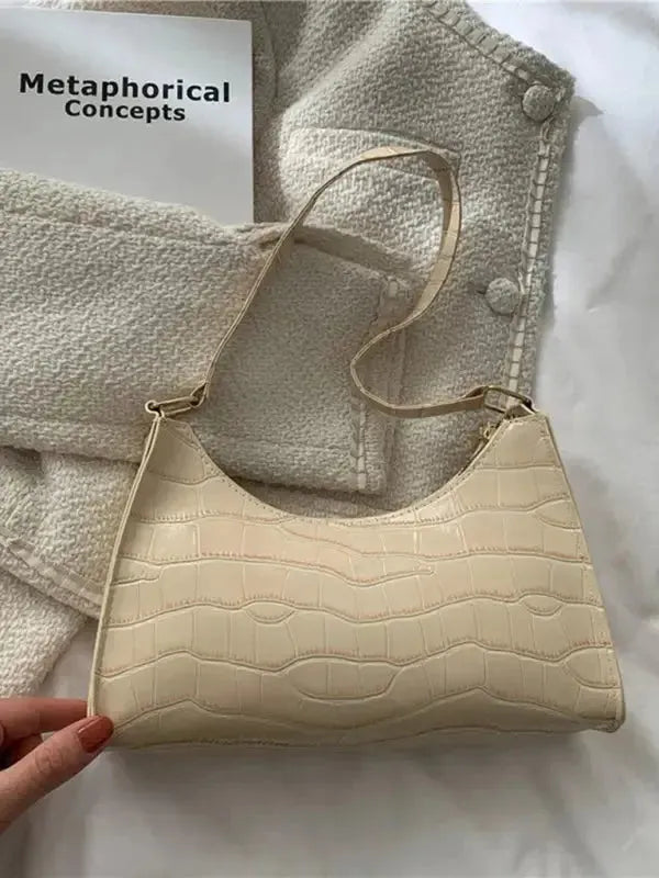 London Chic Embossed Handbag - Fashionfitz