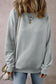 Loose crew neck fleece sweatshirt - sweatshirts