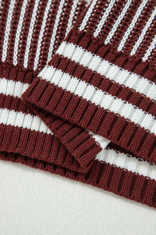 Loose fit striped jumper – two-tone | women’s casual knitwear