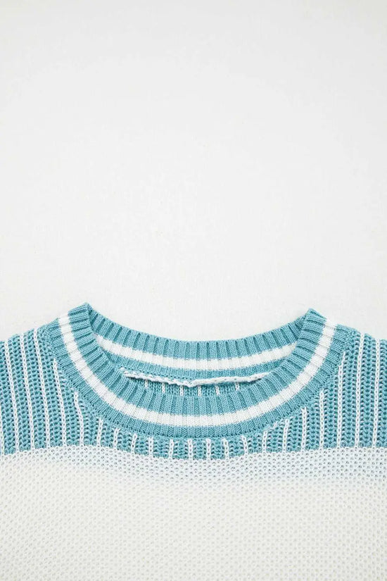 Loose fit striped jumper – two-tone | women’s casual knitwear