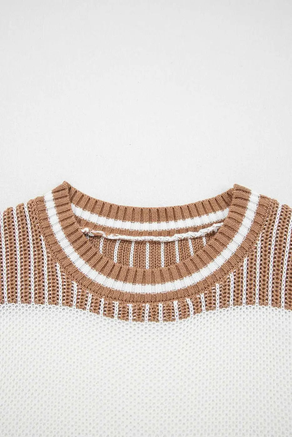 Loose fit striped jumper – two-tone | women’s casual knitwear