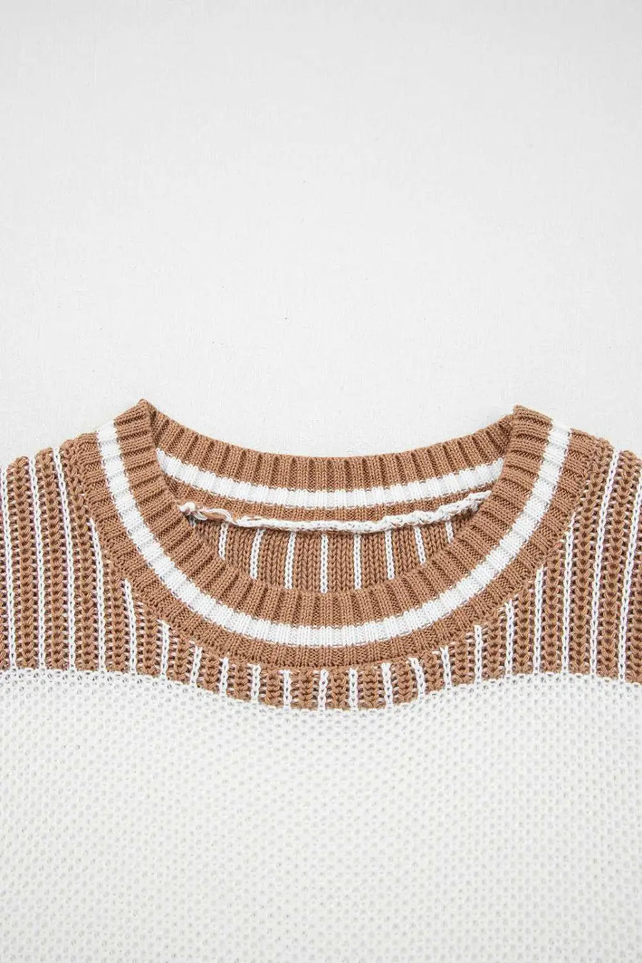 Loose fit striped jumper – two-tone | women’s casual knitwear