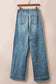 Dusk blue wash straight loose leg jeans - bottoms/jeans