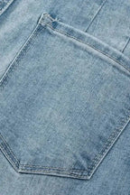 Loose Leg Straight Jeans - Dusk Blue Wash - Fashionfitz