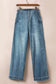 Dusk blue wash straight loose leg jeans - bottoms/jeans