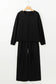 Black Solid Pullover and Seamed Casual Pants Set - Fashionfitz