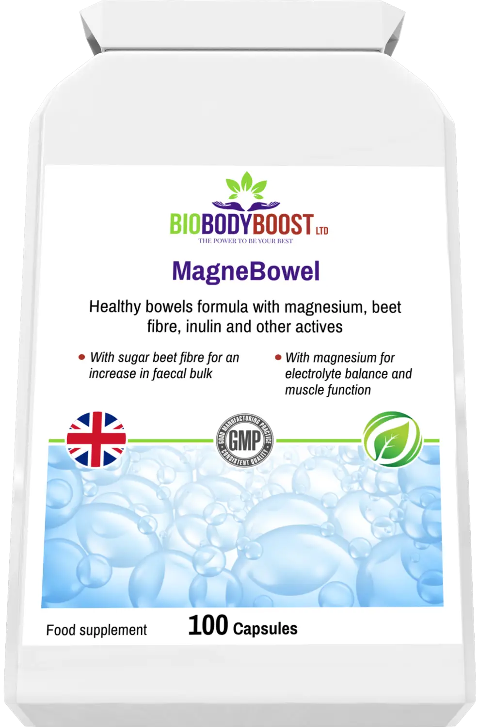 Magnebowel magnesium cleanse & detox formula - vitamins supplements