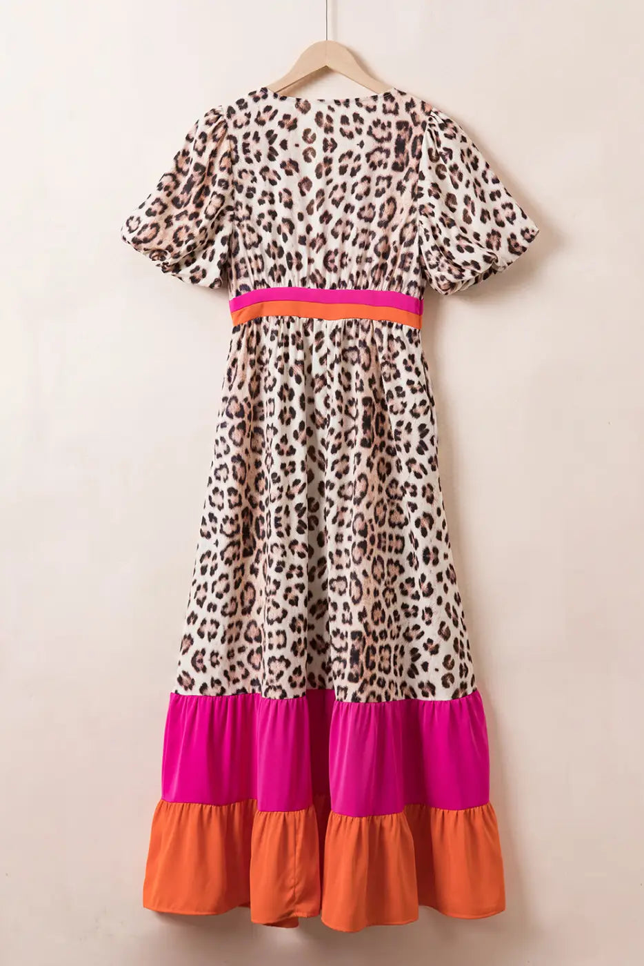 Maxi mosaic leopard gown - dresses