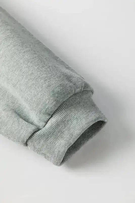 Medium Grey Oversized Top - Side Split Drop Shoulder - Fashionfitz