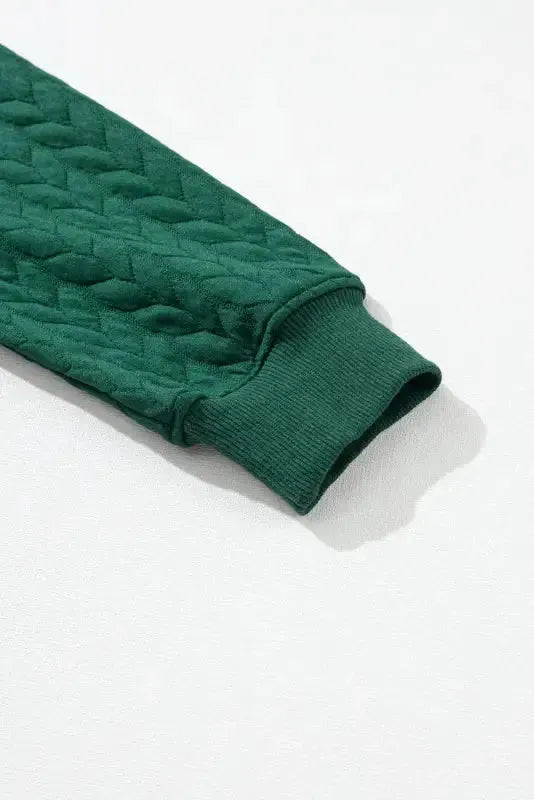 Merry And Bright Cable Knit Sweatshirt - Fashionfitz