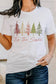 Merry and bright graphic tee - t-shirts