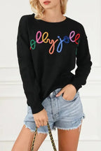 Merry-Every-Thing Glitter Sweatshirt - Fashionfitz