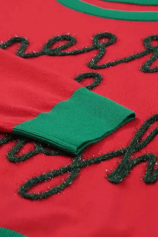 Merry-Every-Thing Glitter Sweatshirt - Fashionfitz