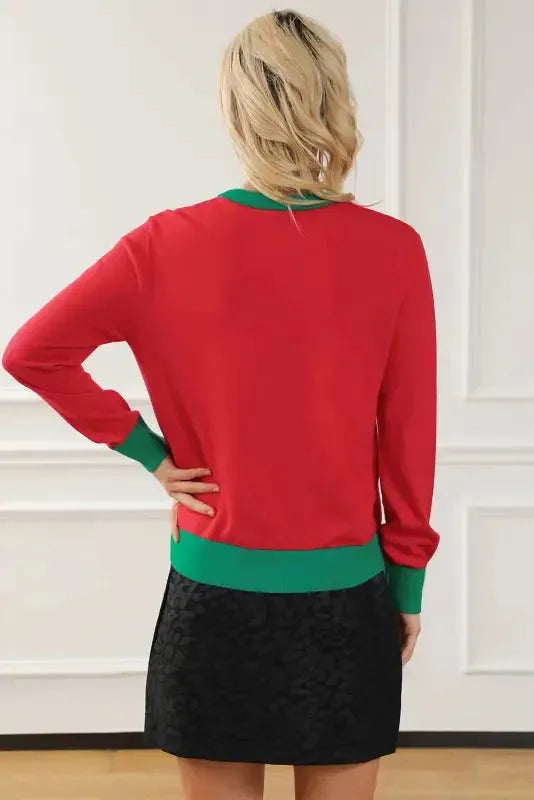 Merry-Every-Thing Glitter Sweatshirt - Fashionfitz