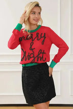 Merry-Every-Thing Glitter Sweatshirt - Fashionfitz