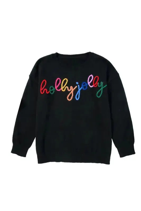 Merry-Every-Thing Glitter Sweatshirt - Fashionfitz
