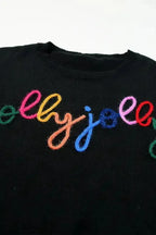 Merry-Every-Thing Glitter Sweatshirt - Fashionfitz