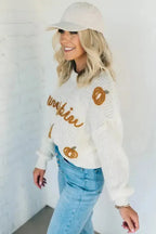 Merry-Every-Thing Glitter Sweatshirt - Fashionfitz