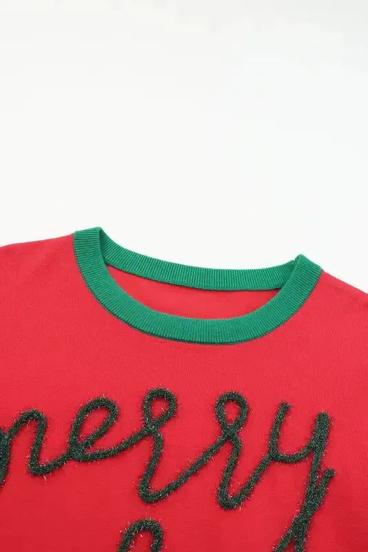 Merry-Every-Thing Glitter Sweatshirt - Fashionfitz