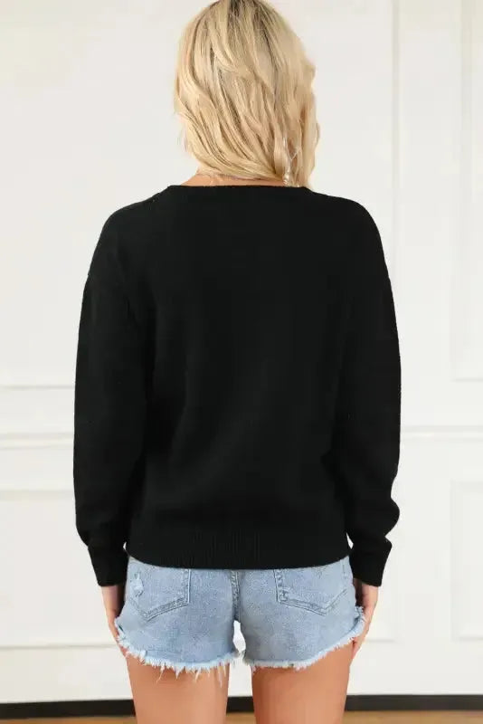 Merry-Every-Thing Glitter Sweatshirt - Fashionfitz