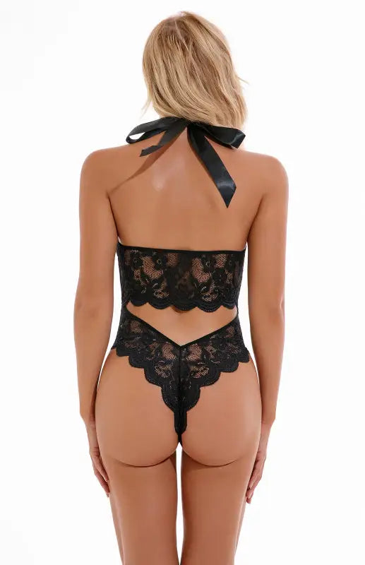 Midnight dreams lace teddy lingerie