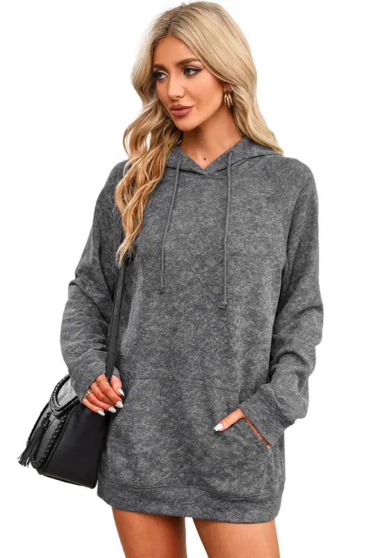 Mineral wash kangaroo pocket hoodie - hoodies