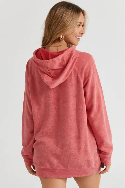 Mineral wash kangaroo pocket hoodie - hoodies