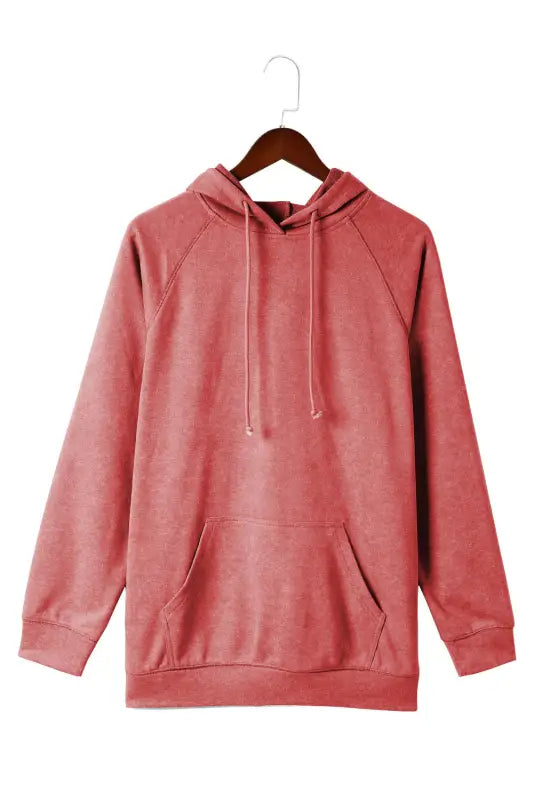 Mineral wash kangaroo pocket hoodie - hoodies