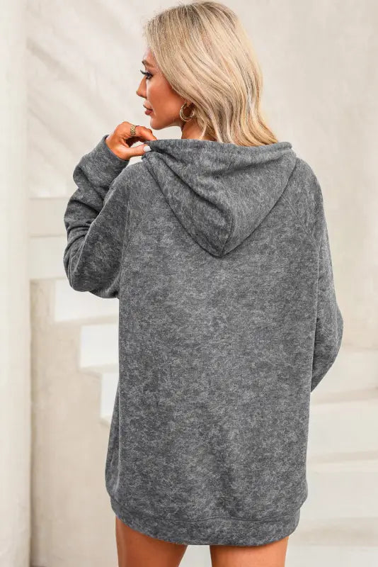 Mineral wash kangaroo pocket hoodie - hoodies