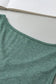 Mist green v neck ruched tank top - tops