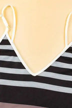 Mixed Stripes Spaghetti Straps Maxi Dress - Fashionfitz