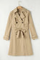 Modern lapel wind coat