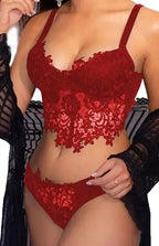 One More Night 2 Piece Lingerie Set - Fashionfitz