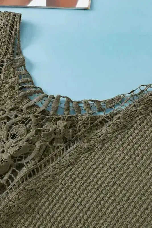 Moss Guipure Lace T-shirt - Fashionfitz