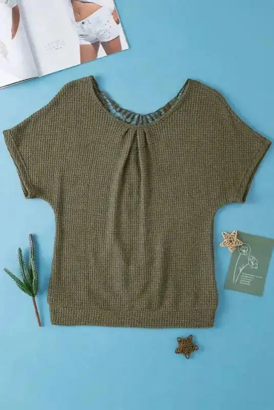 Moss Guipure Lace T-shirt - Fashionfitz