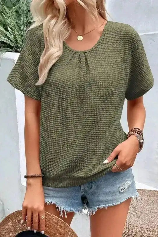 Moss Guipure Lace T-shirt - Fashionfitz
