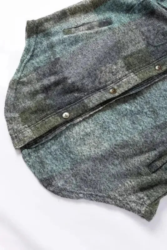 Multicolor Brushed Plaid Pocketed Oversize Shacket - Fashionfitz