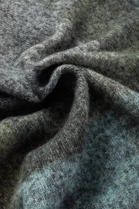 Multicolor Brushed Plaid Pocketed Oversize Shacket - Fashionfitz