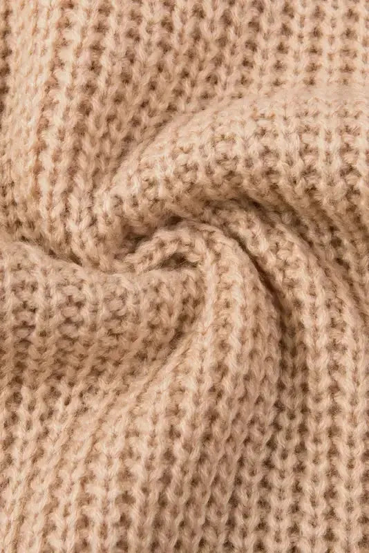 Multicolor Color Block Patchwork Baggy Sweater - Fashionfitz