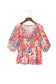 Multicolor Ruffle Short Sleeve Floral Babydoll Dress - Fashionfitz