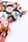 Multicolor Ruffle Sleeve Floral Plus Size Top - Fashionfitz