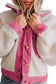Multicolor Sherpa Corduroy Patchwork Button up Crop Jacket - Fashionfitz