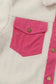 Multicolor Sherpa Corduroy Patchwork Button up Crop Jacket - Fashionfitz