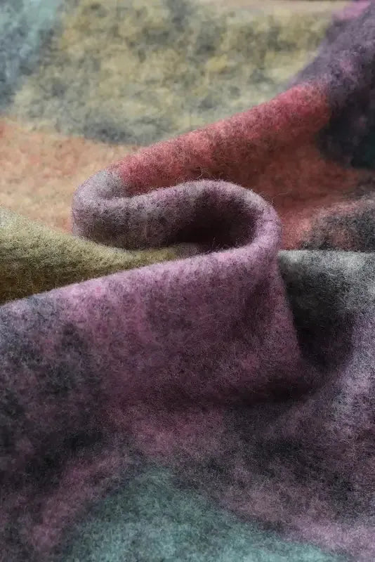 Multicolour Brushed Checkered Wide Leg Overalls - Fashionfitz