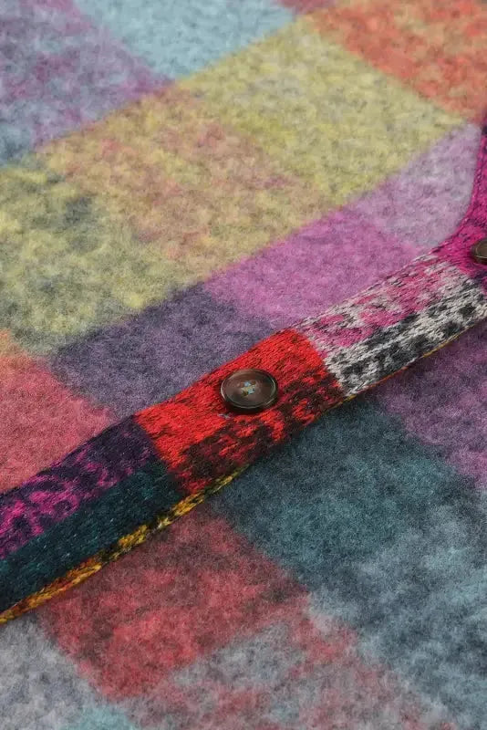 Multicolour Brushed Checkered Wide Leg Overalls - Fashionfitz