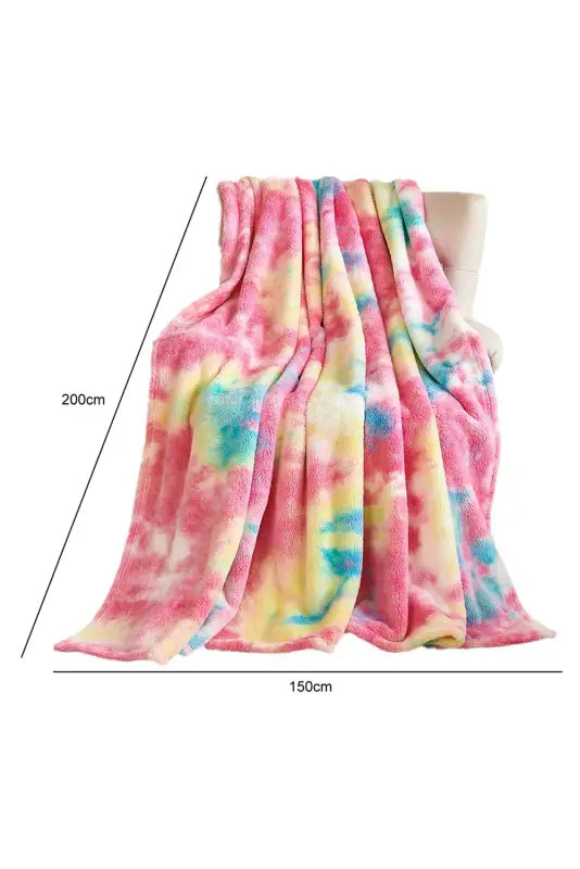 Multicolour cow spots plush blanket 150*200cm - accessories