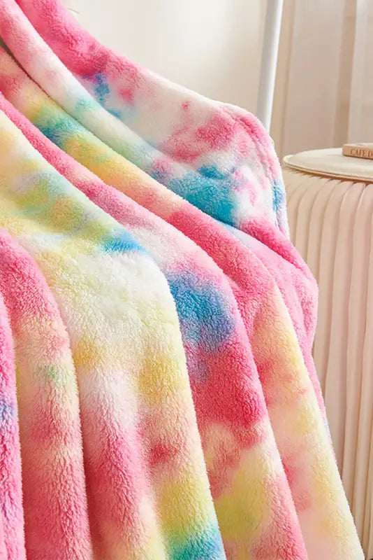 Multicolour cow spots plush blanket 150*200cm - accessories