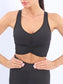 Muscle show support sports bra - black / s - bras