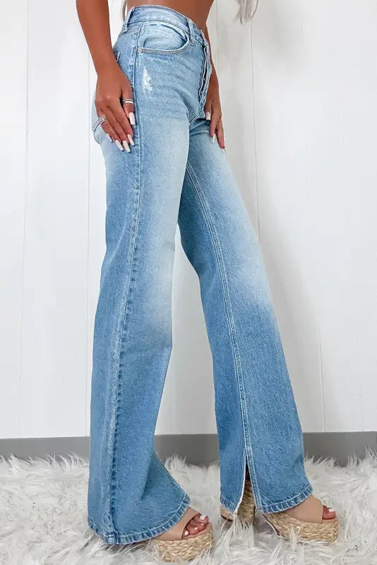 Myosotis skyline straight-cut jeans